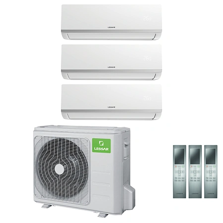 Lessar LU-4HE28FME2 / LS-MHE12KCE2 + LS-MHE09KCE2x2